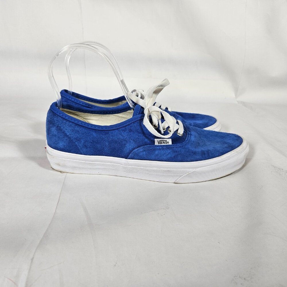 Vans Authentic Blue Suede Sneakers Women's Size 8.5 Men's Size 7 - Picture 6 of 9